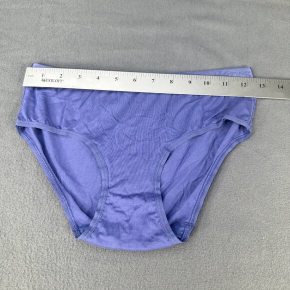 Hanes Originals Womens Size Small 5 Hipsters Bamboo Blend Blue New Without Tags - Picture 4 of 6